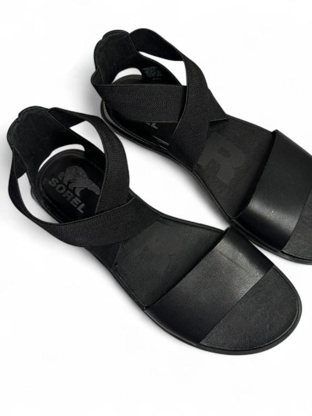 Sorel Ella II Sandal in Black Leather - Picture 8 of 8